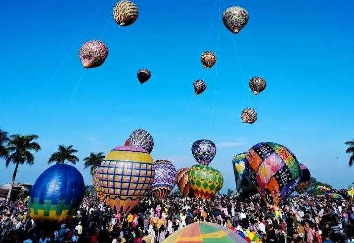 Festival Balon Udara Wonosobo 2024 Sinergi Budaya Dan Keindahan Alam